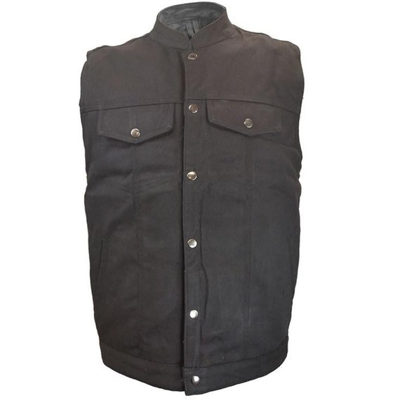 Heavy Duty Concealed Carry Denim Vest - Picture 1 of 5